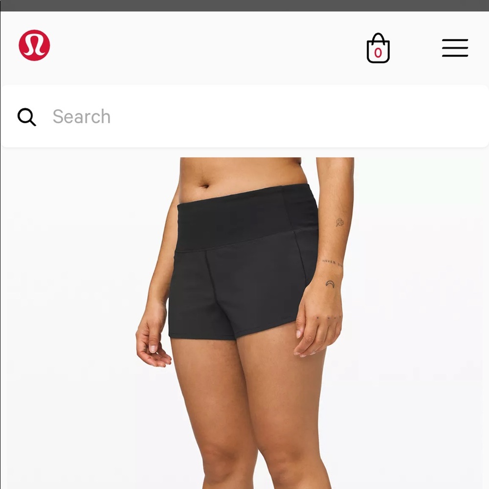 Lululemon Speed Up High-rise shorts